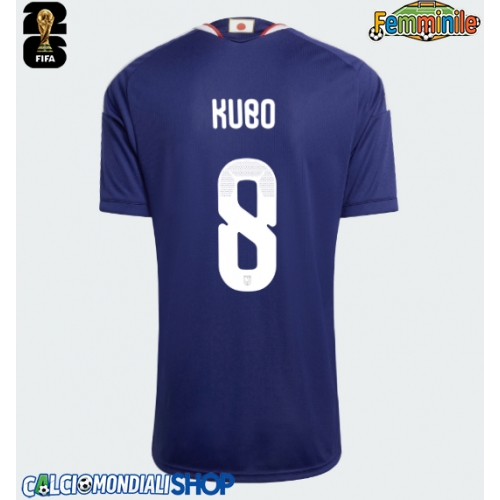 Maglie da calcio Giappone Takefusa Kubo #8 Prima Maglia Femminile Mondiali 2026  Manica Corta
